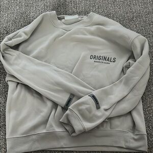 Brooklyn Cloth Gray Crewneck Sweater Originals